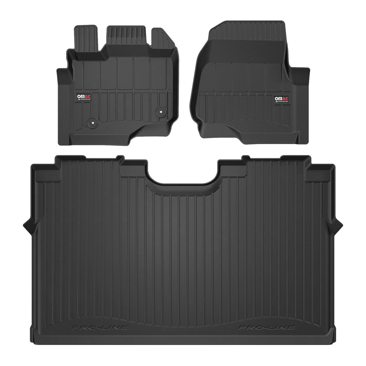 Ford F-150 XIV Lightning Floor Mat - Omac - Premium TPE - Black - 2015-2024